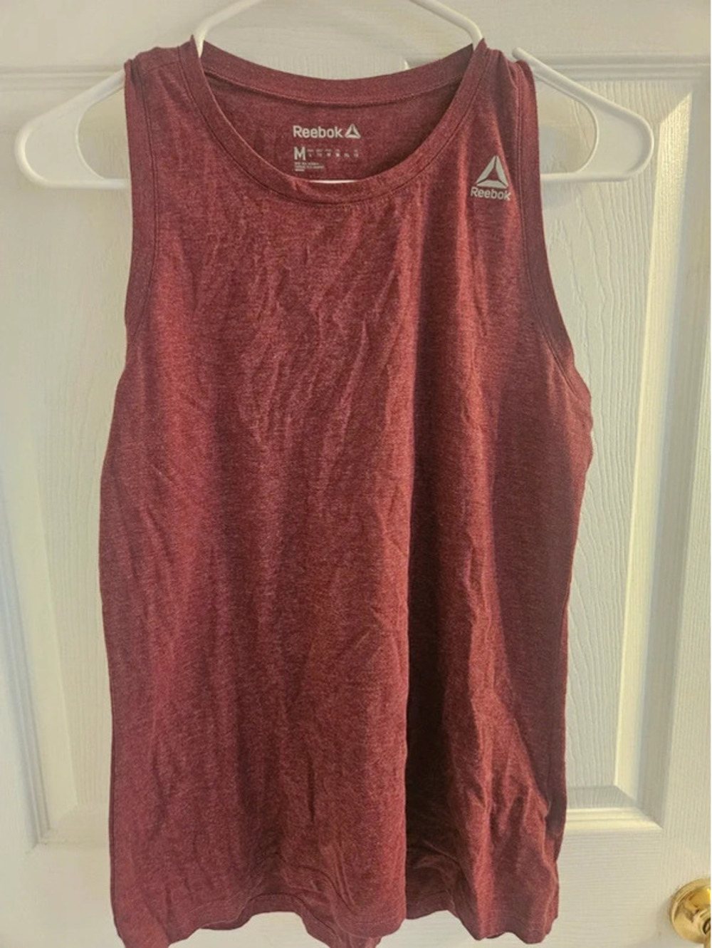 Reebok Women's Athletic Burgundy Tank Medium
